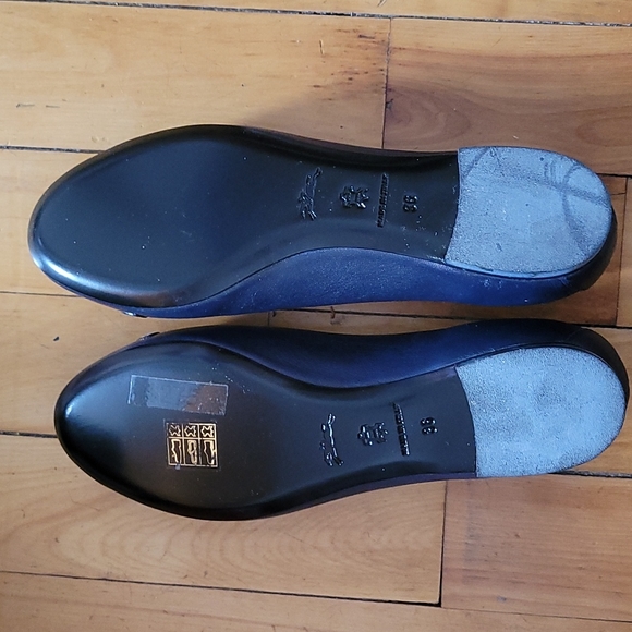 Longchamp navy leather ballet flats in size 36/6. - Picture 4 of 8